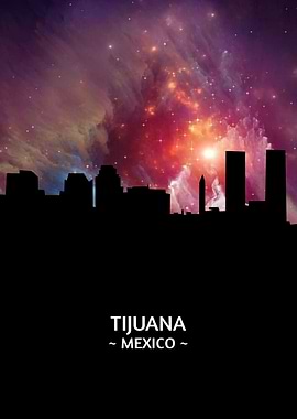 Tijuana Mexico Skyline