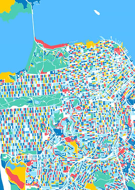 san francisco map retro 5