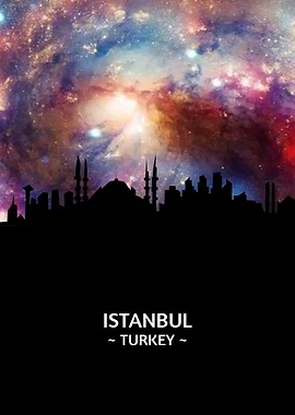 Istanbul Turkey Skyline