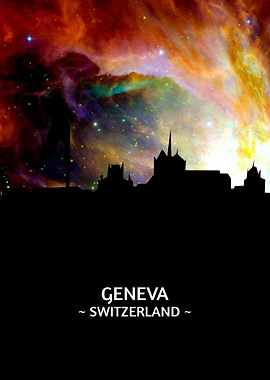 Geneva Switzerland Skyline