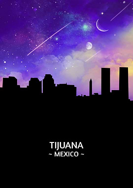 Tijuana Mexico Skyline