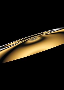 Metal gold opart figure 2