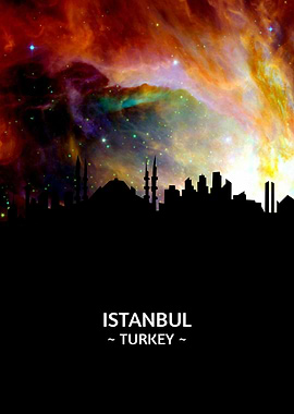 Istanbul Turkey Skyline