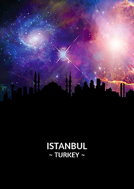 Istanbul Turkey Skyline