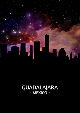 Guadalajara Mexico Skyline