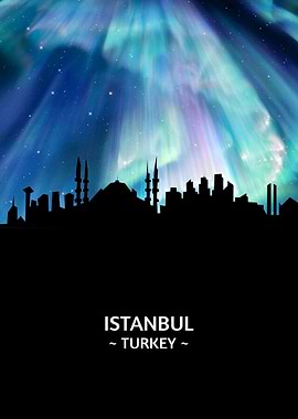 Istanbul Turkey Skyline