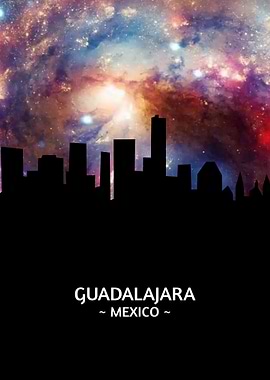 Guadalajara Mexico Skyline