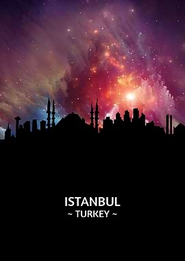Istanbul Turkey Skyline