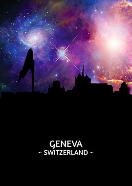 Geneva Switzerland Skyline