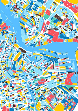 amsterdam map retro 5