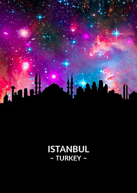 Istanbul Turkey Skyline