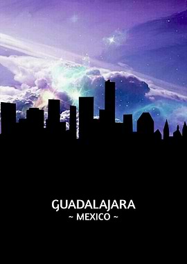Guadalajara Mexico Skyline
