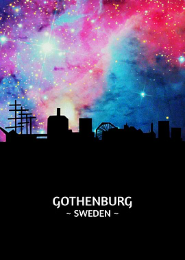 Gothenburg Sweden Skyline