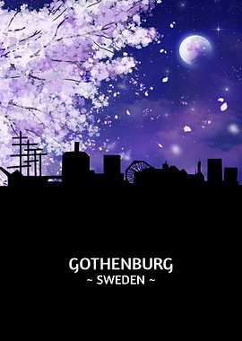 Gothenburg Sweden Skyline