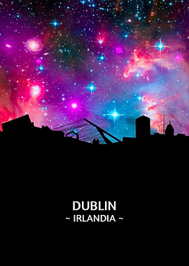 Dublin Irlandia Skyline