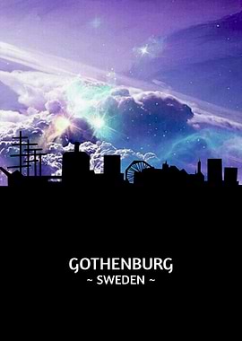 Gothenburg Sweden Skyline
