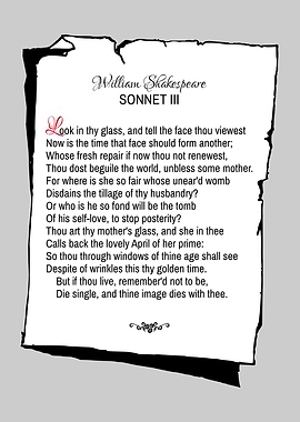 Shakespeare Sonnet 3