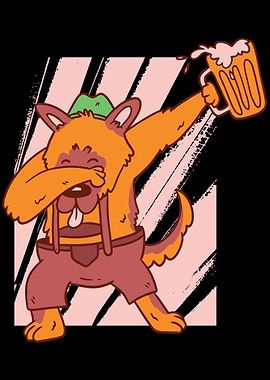 Dabbing German Shepherd