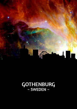 Gothenburg Sweden Skyline