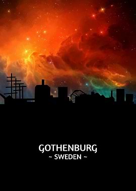 Gothenburg Sweden Skyline
