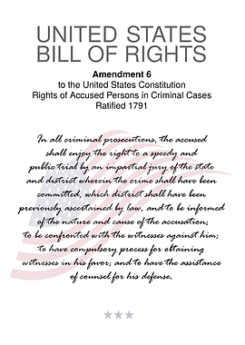 USA Bill Of Rights 6