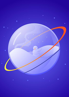 Chrismast snowball planet