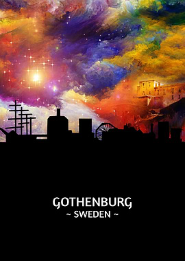 Gothenburg Sweden Skyline