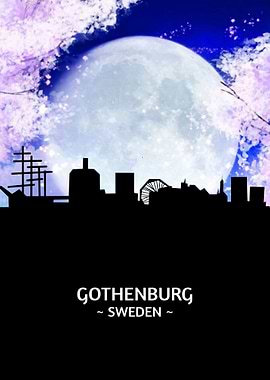 Gothenburg Sweden Skyline