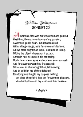 Shakespeare Sonnet 20