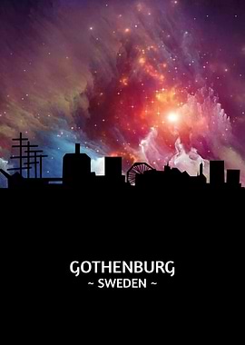 Gothenburg Sweden Skyline