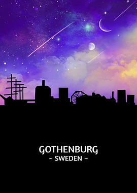 Gothenburg Sweden Skyline