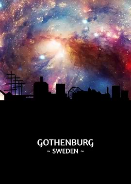 Gothenburg Sweden Skyline
