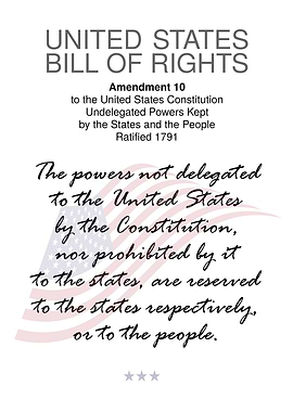 USA Bill Of Rights 10