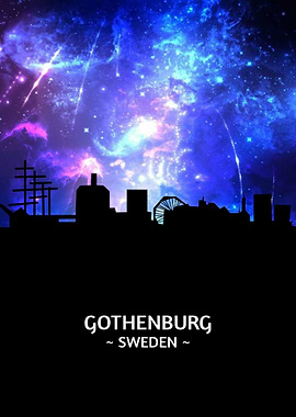 Gothenburg Sweden Skyline