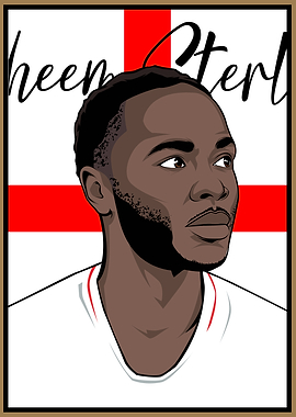 Raheem Sterling Pop Art