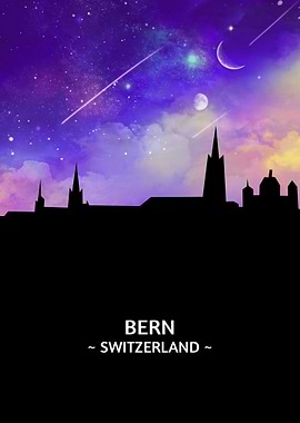 Bern Switzerland Skyline