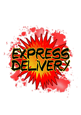 Cartoon Express Delivery