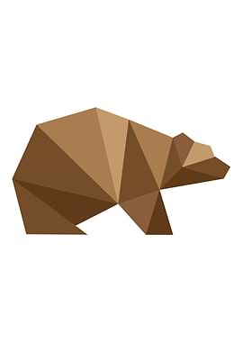 origami bear