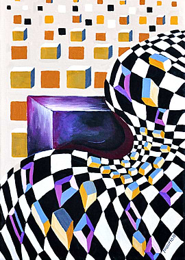 Minimalism 80s Chess Board