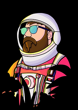 The beardy astronaut