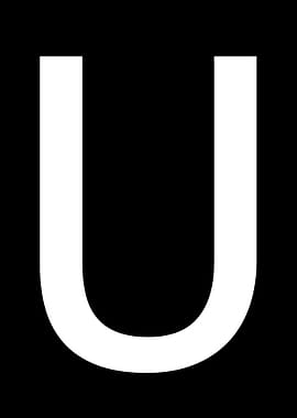 Letter U