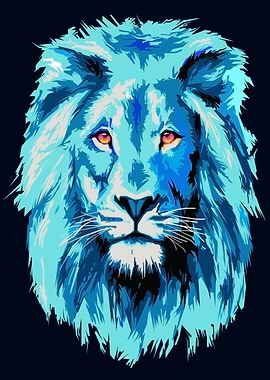 Lion Light Art