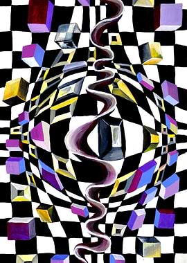 Pop Art Chess Pattern