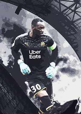 Steve Mandanda Painting