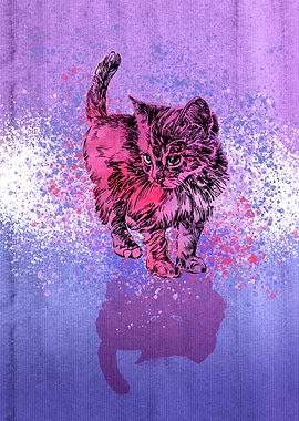 Little sweet cat for kids