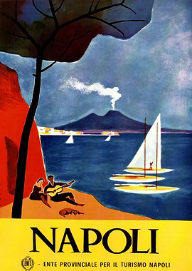 Napoli Vintage Poster