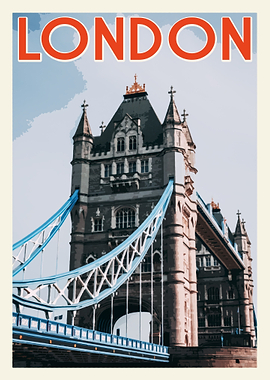 London Vintage Poster