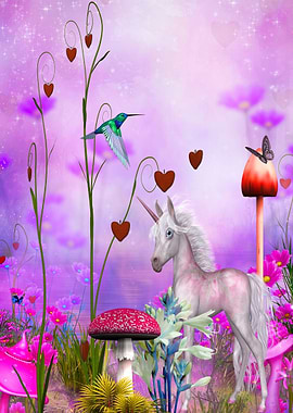 Unicorn Fantasy Garden