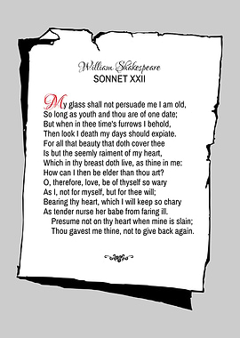 Shakespeare Sonnet 22