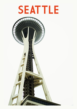 Seattle Vintage Poster